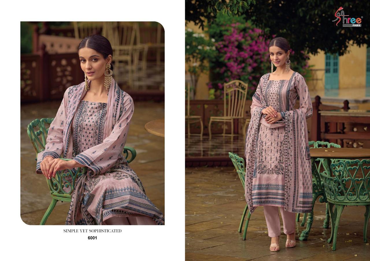 Shree Bin Saeed Lawn Collection Vol 6 Cotton Salwar Kameez
